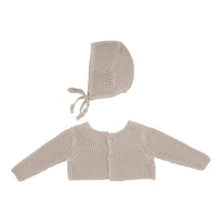 LILETTE CKS CHUNKY KNIT SHRUG + BONNET