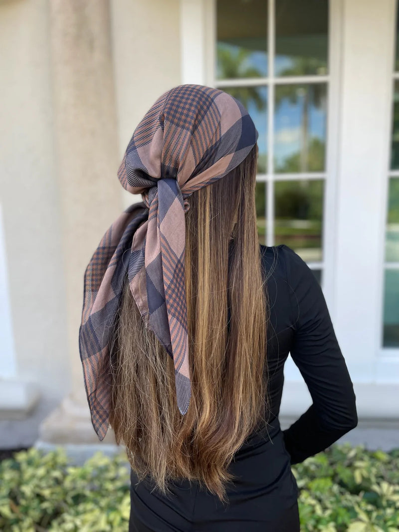 SCARF BAR SQUARE HEAD SCARF (90X90)