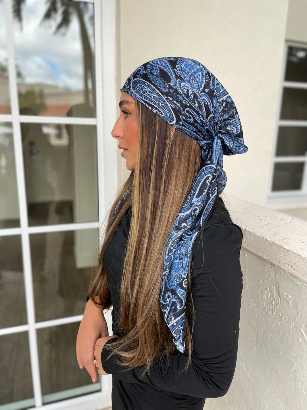 SCARF BAR SQUARE HEAD SCARF (90X90)