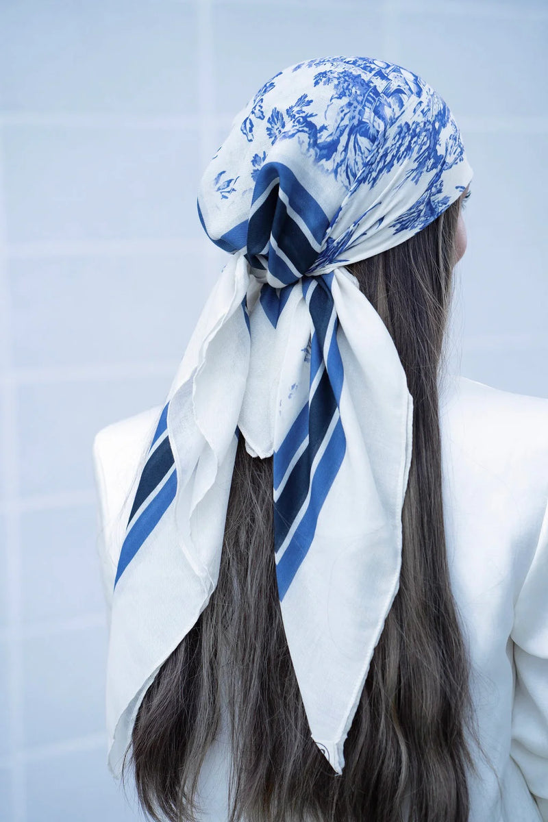 SCARF BAR SQUARE HEAD SCARF (90X90)