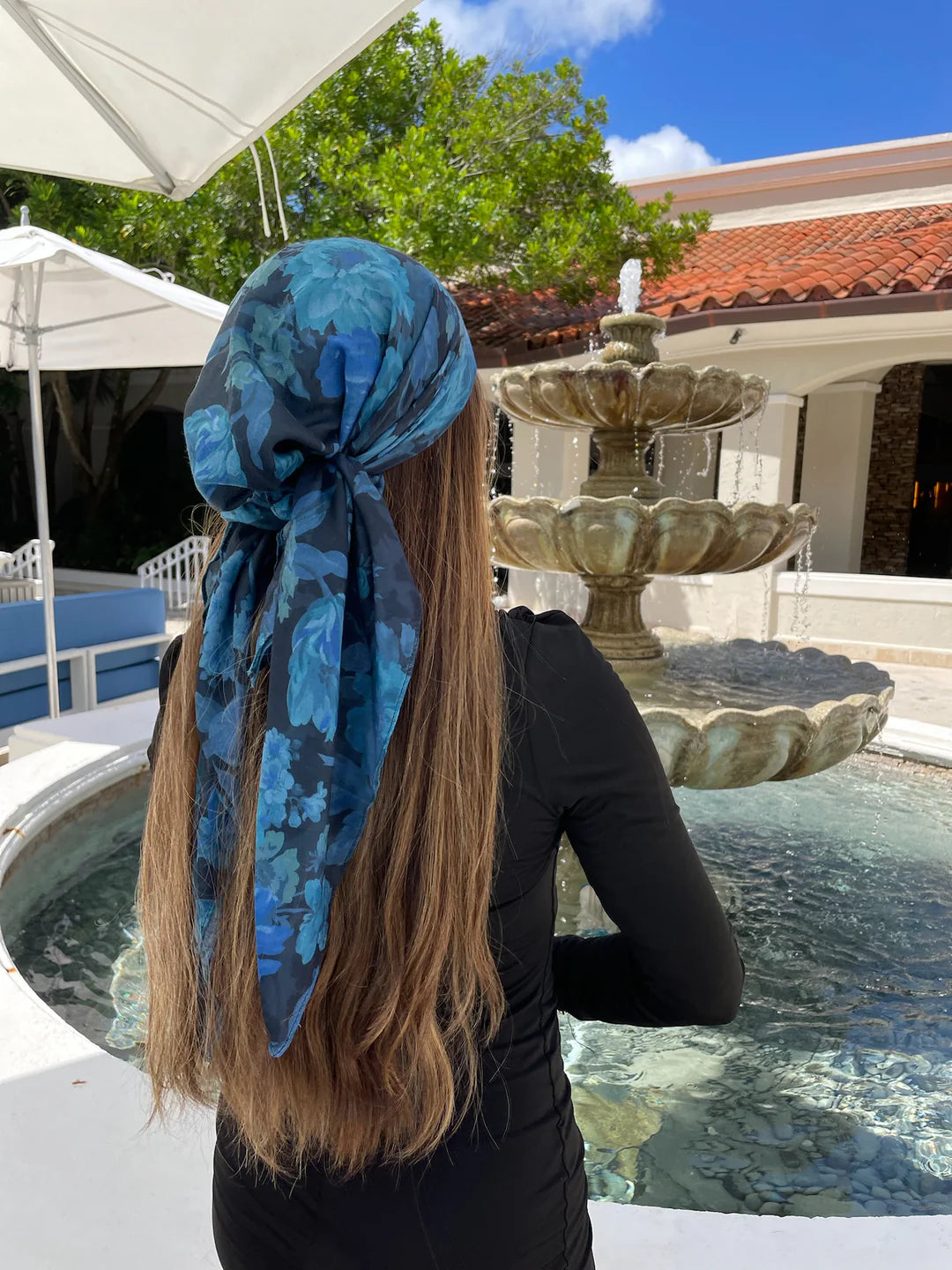 SCARF BAR SQUARE HEAD SCARF (90X90)
