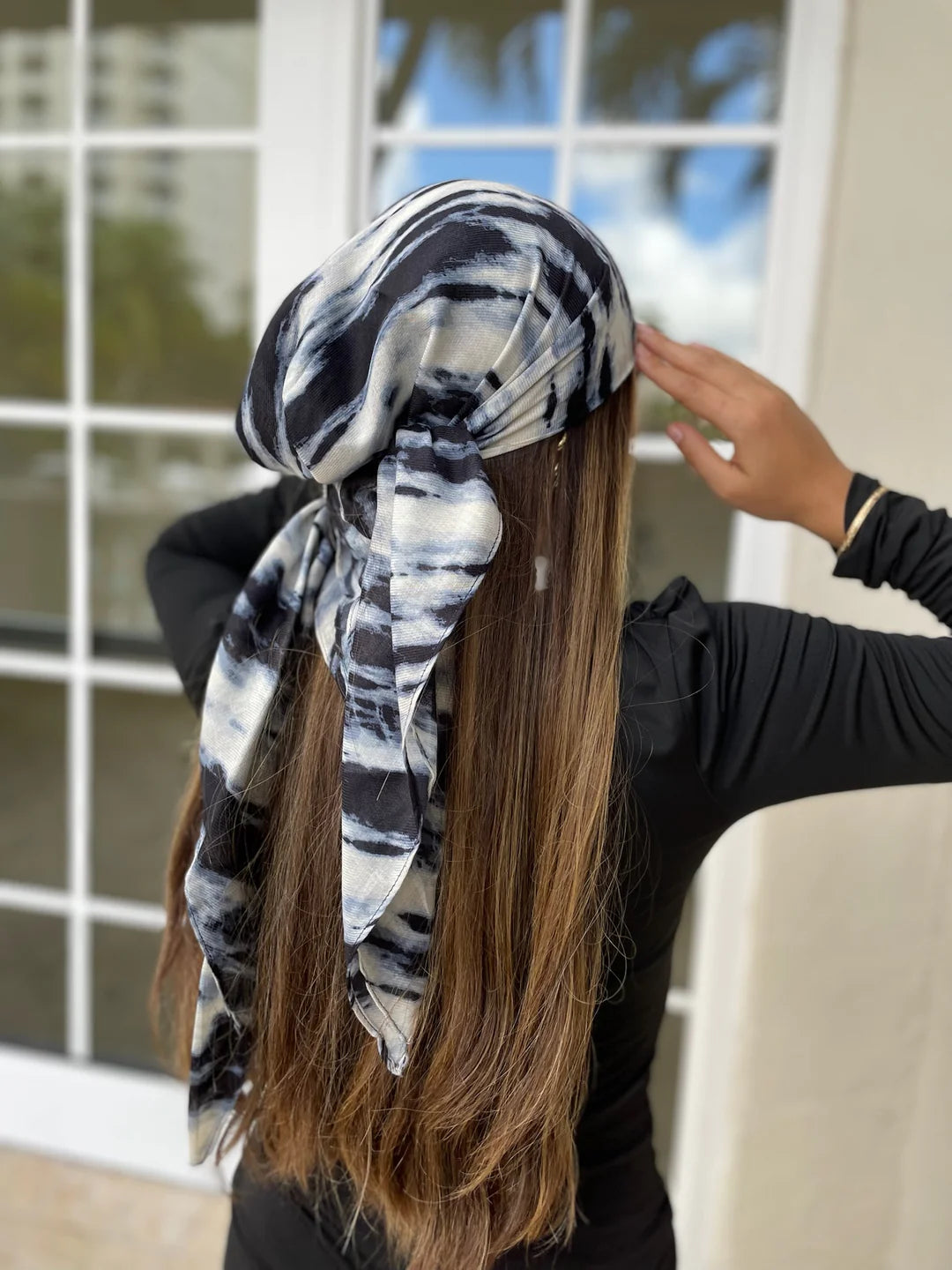 SCARF BAR SQUARE HEAD SCARF (90X90)