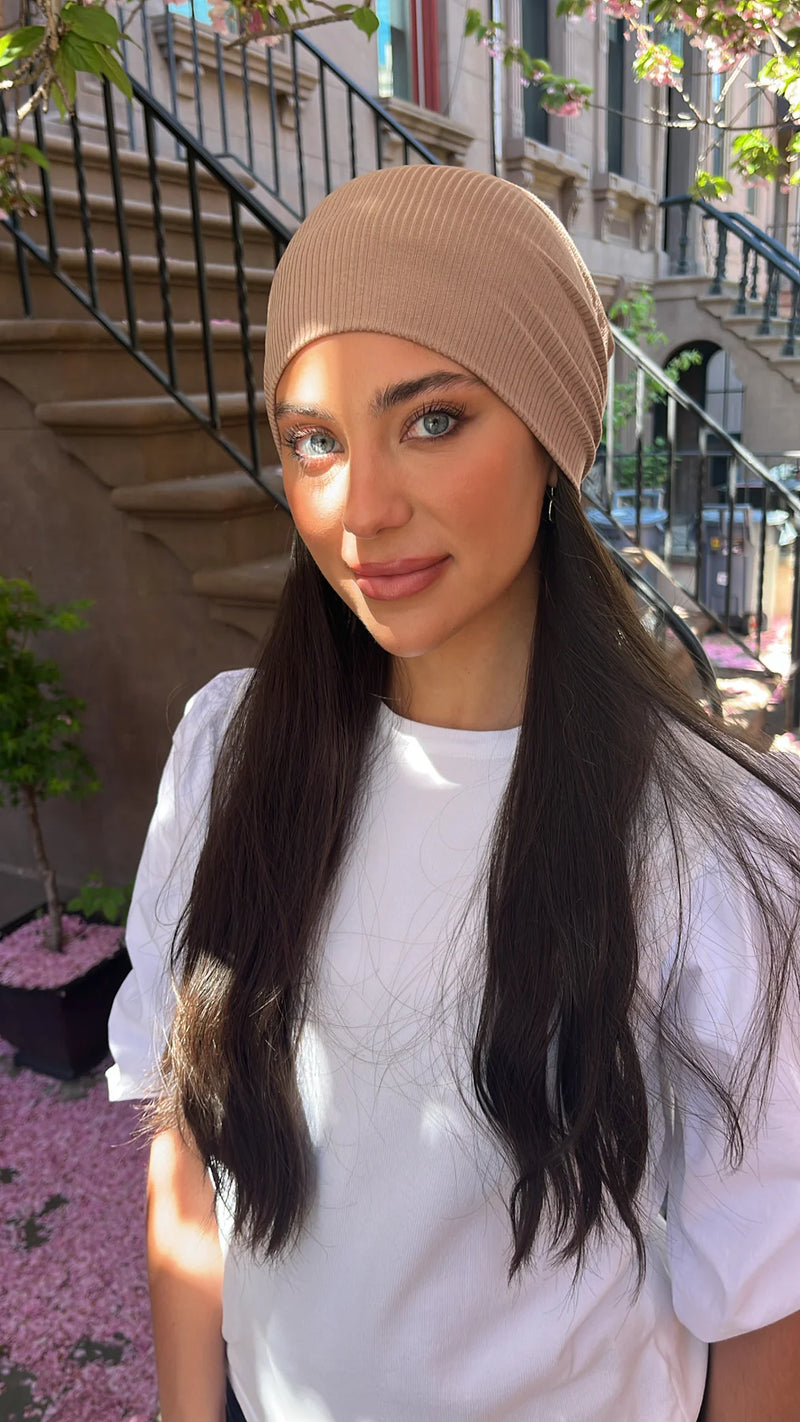 TAL NY CLOUD RIBBED BEANIE