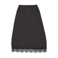 E013/ E014 EMM LACE SLIP SKIRT + KNIT WRAP TOP SET