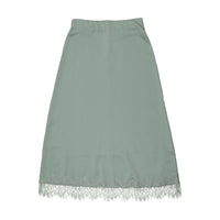 E013/ E014 EMM LACE SLIP SKIRT + KNIT WRAP TOP SET