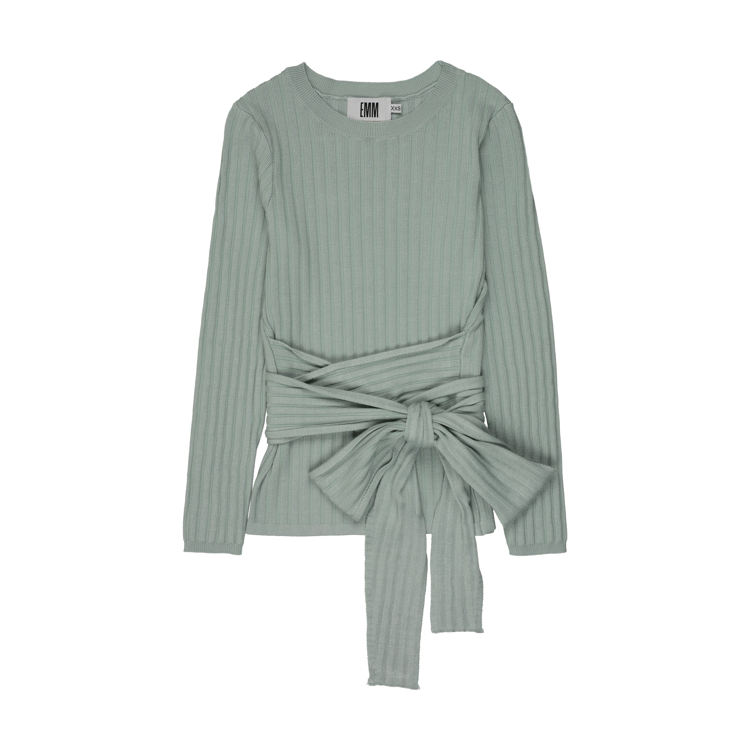 E013/ E014 EMM LACE SLIP SKIRT + KNIT WRAP TOP SET