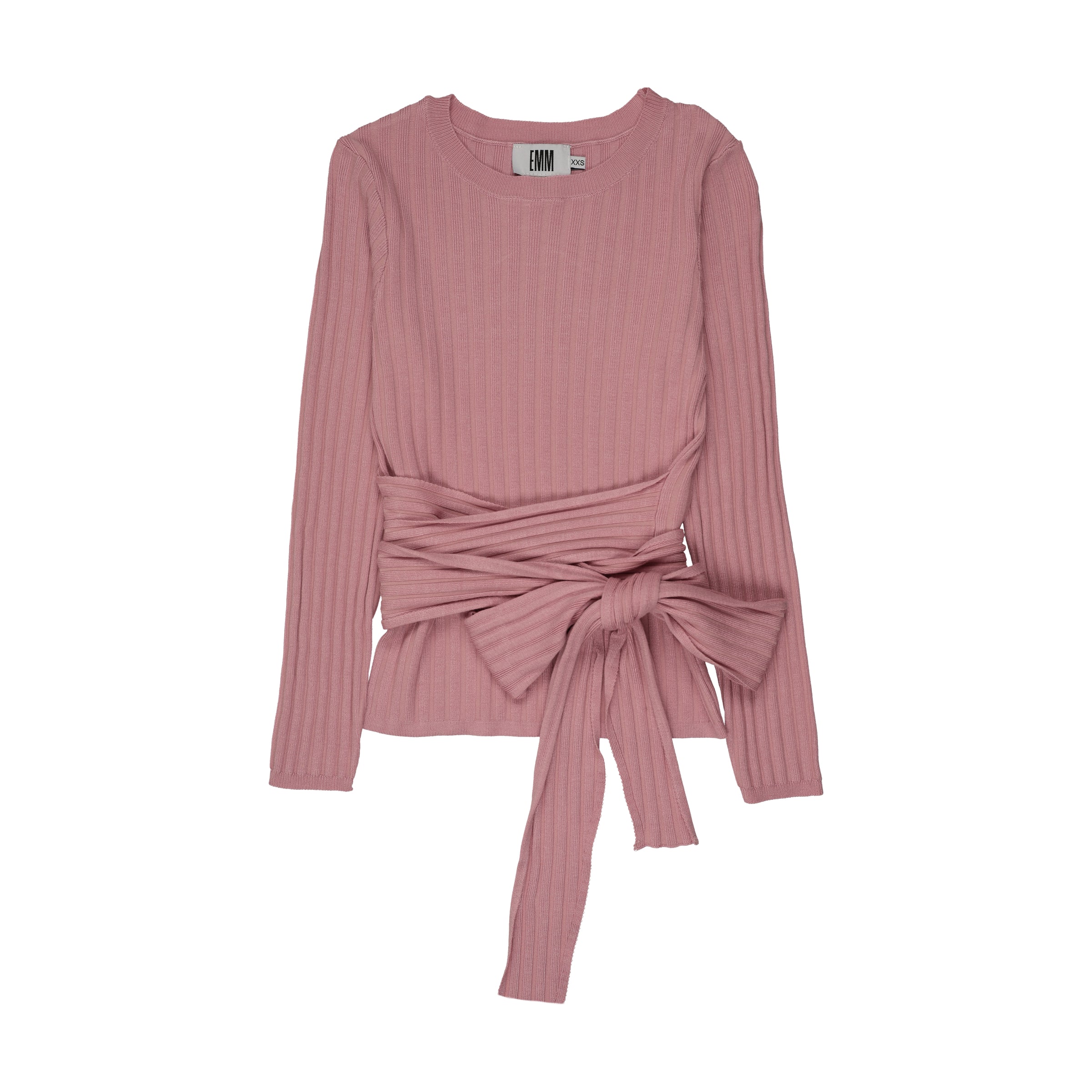 E013/ E014 EMM LACE SLIP SKIRT + KNIT WRAP TOP SET
