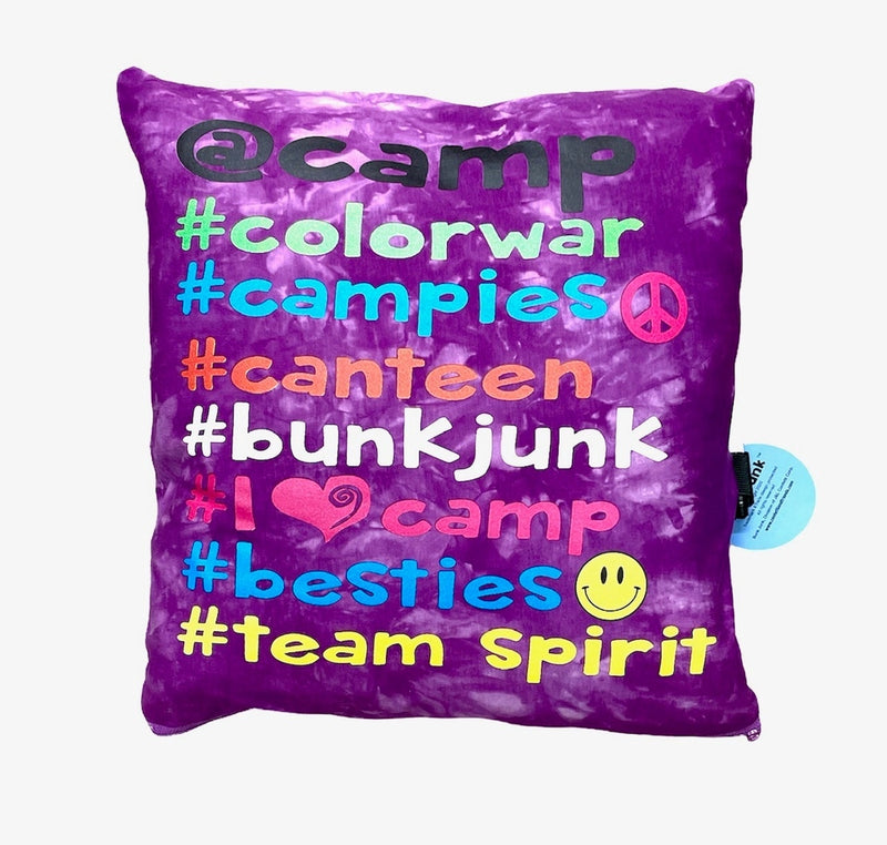 BJ663 CONFETTI CAMP # AUTOGRAPH PILLOW