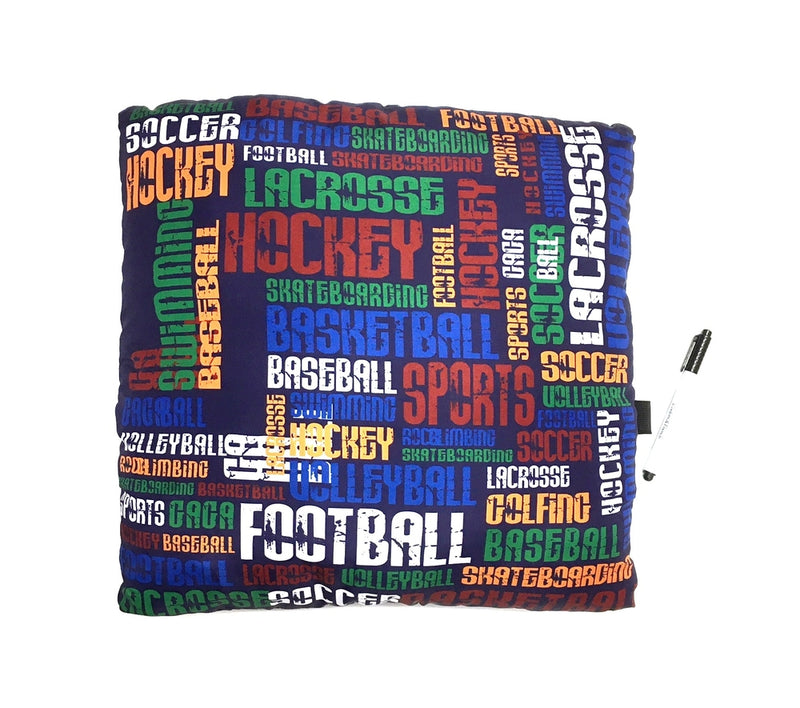 BJ878 CONFETTI SPORT GRAFFITI AUTOGRAPH PILLOW