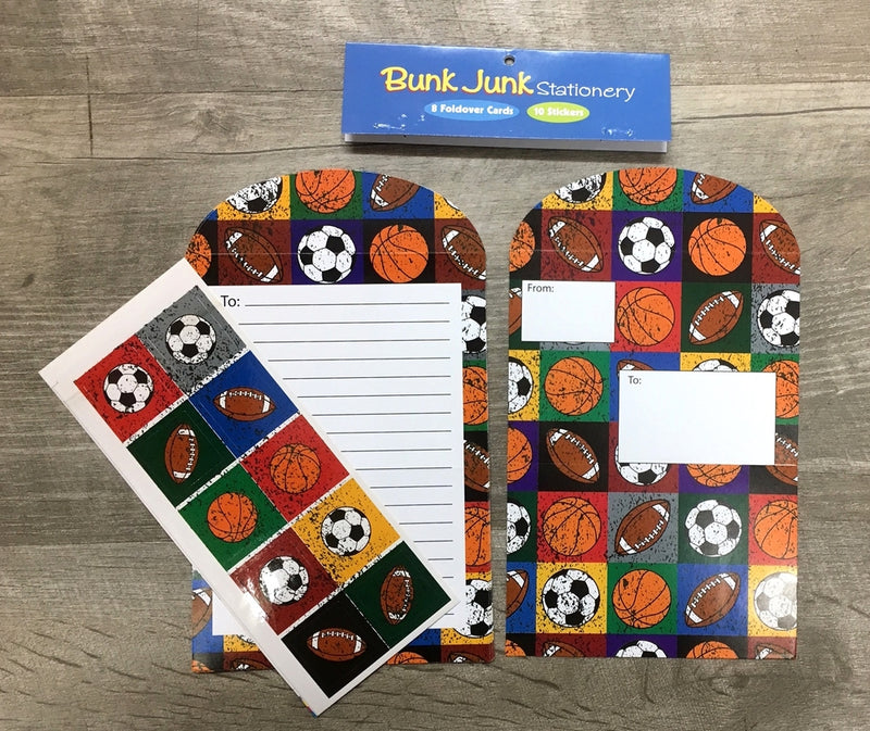 BJ894 SPORTS BALL STATIONERY SET