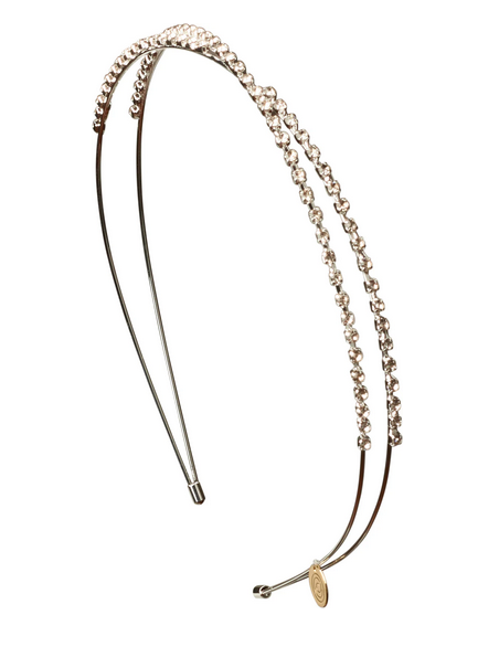 TS-7126 CHERIE DESIGN DOUBLE STONE HEADBAND