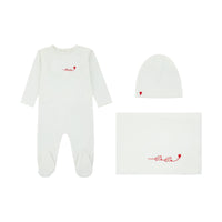 215201 NOGGI MUSLIN PATCH FOOTIE 3PC SET