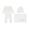 215201 NOGGI MUSLIN PATCH FOOTIE 3PC SET