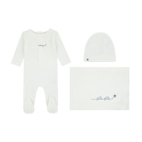 215201 NOGGI MUSLIN PATCH FOOTIE 3PC SET