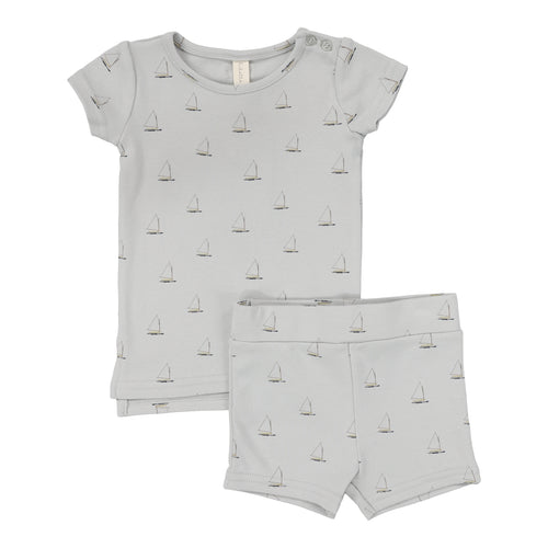 LILETTE NAUTICAL SHORT SLEEVE 2PC SET
