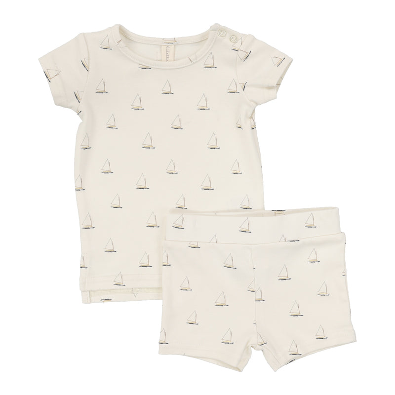 LILETTE NAUTICAL SHORT SLEEVE 2PC SET