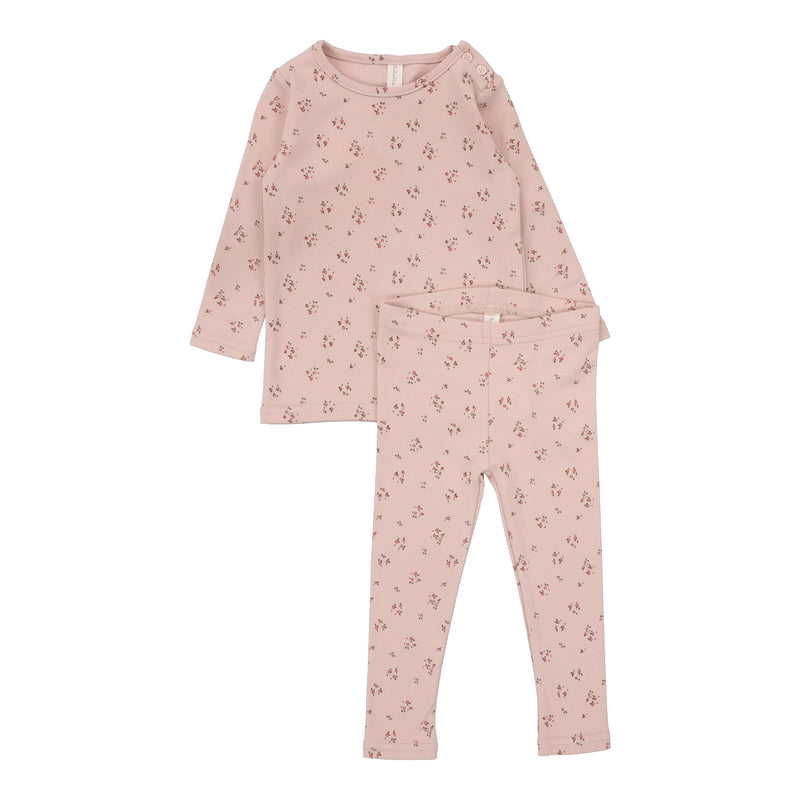 LILETTE DAINTY FLORAL LONG SLEEVE 2PC SET