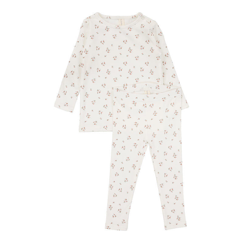 LILETTE DAINTY FLORAL LONG SLEEVE 2PC SET