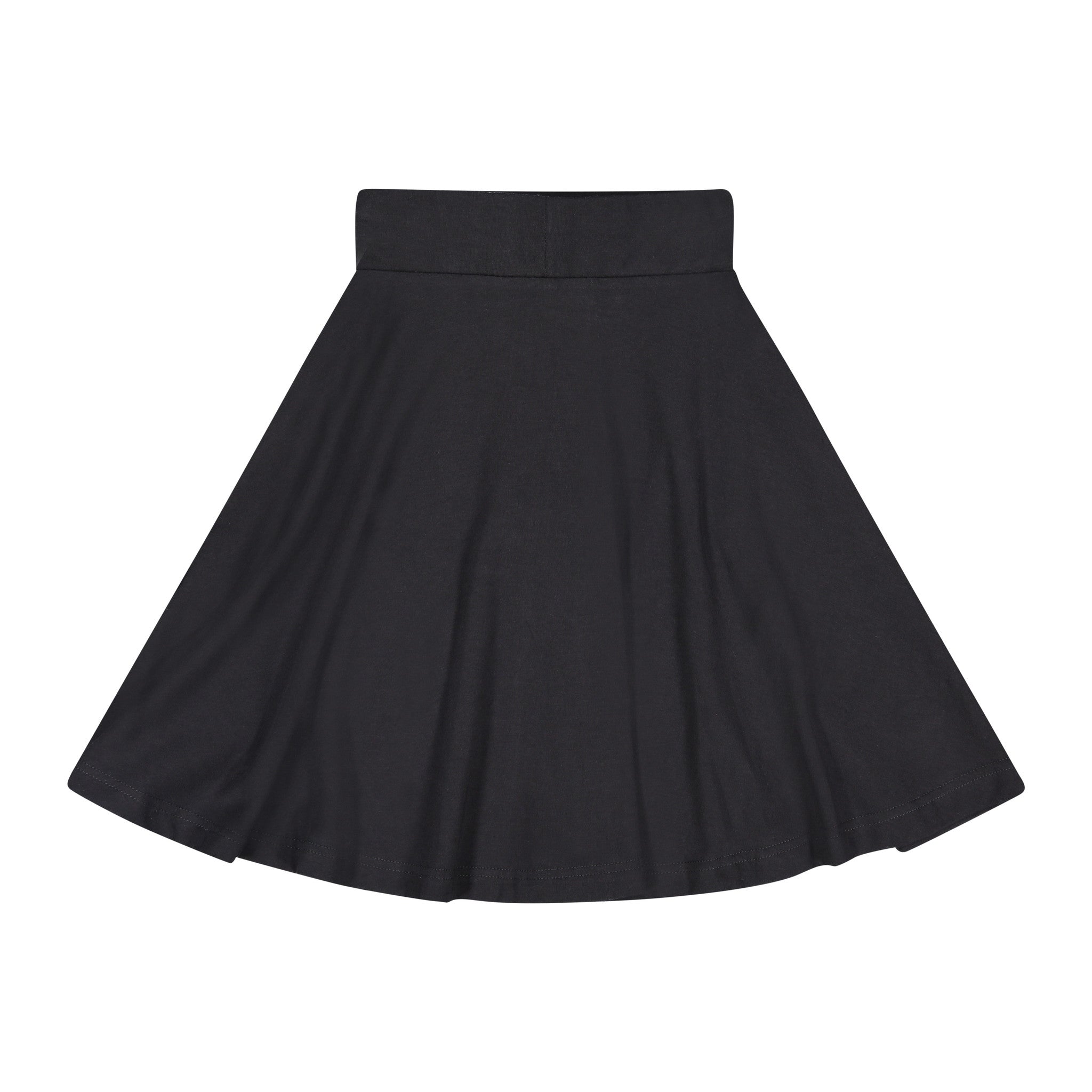 TEELA LADIES BASIC KNIT CIRCLE SKIRT