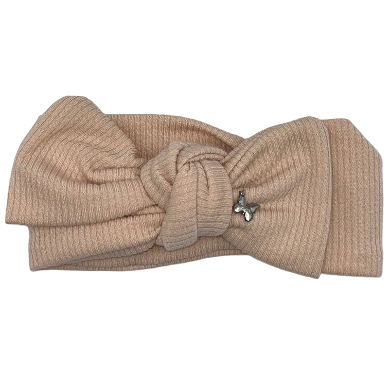 ARABELLE RIBBED BOW BABY BAND