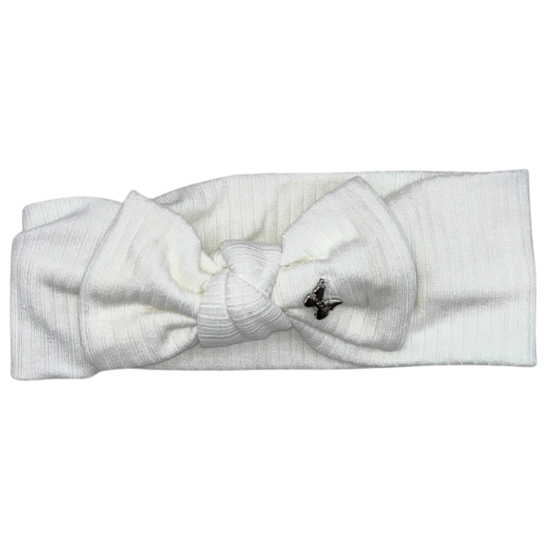 ARABELLE RIBBED BOW BABY BAND