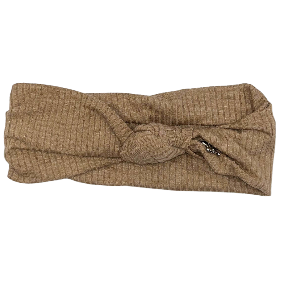 ARABELLE RIBBED TOP KNOT BABY BAND