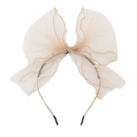 H1254 HEIRLOOMS WAVY TULLE BOW HB