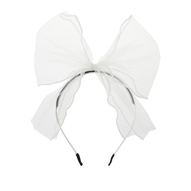 H1254 HEIRLOOMS WAVY TULLE BOW HB