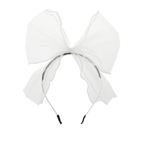 H1254 HEIRLOOMS WAVY TULLE BOW HB