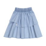 16-014 TEELA DENIM BLOCK SKIRT