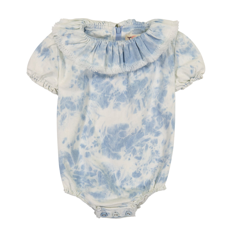 16-021 TEELA BABY FRINGE COLLAR ROMPER