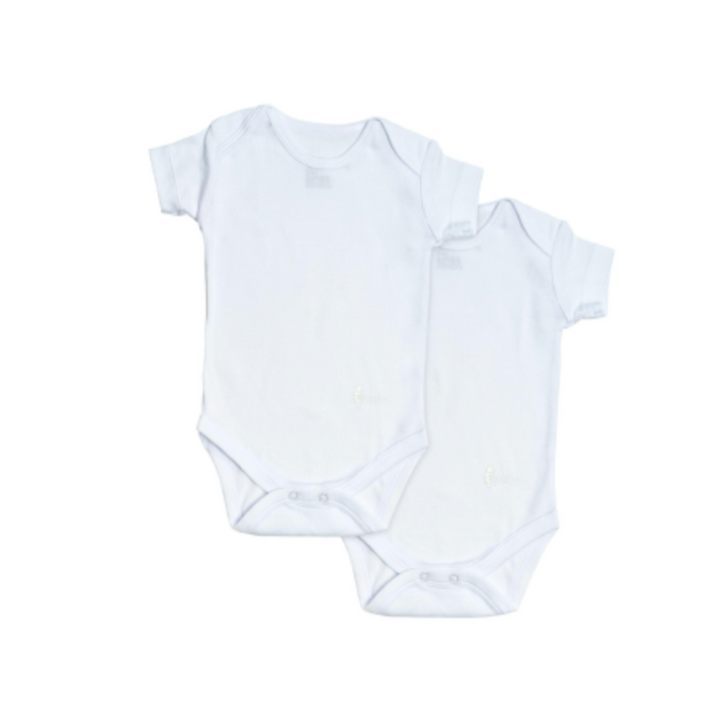 f603 feathers baby rib short sleeve onesies