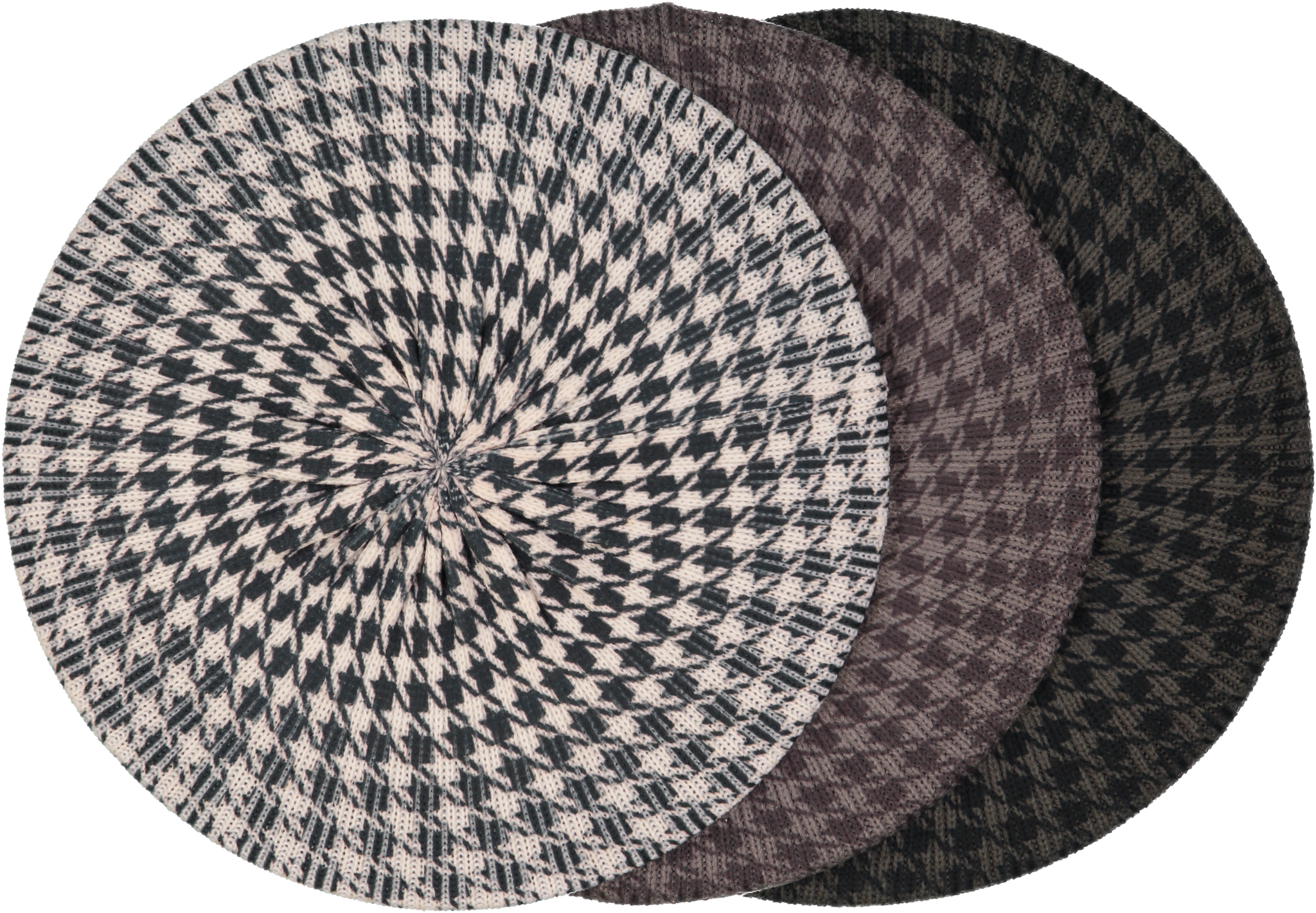 SSB34 REVAZ HOUNDSTOOTH KNIT SNOOD