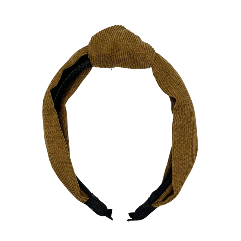 ARABELLE CORDUROY TOP KNOT HEADBAND 2032
