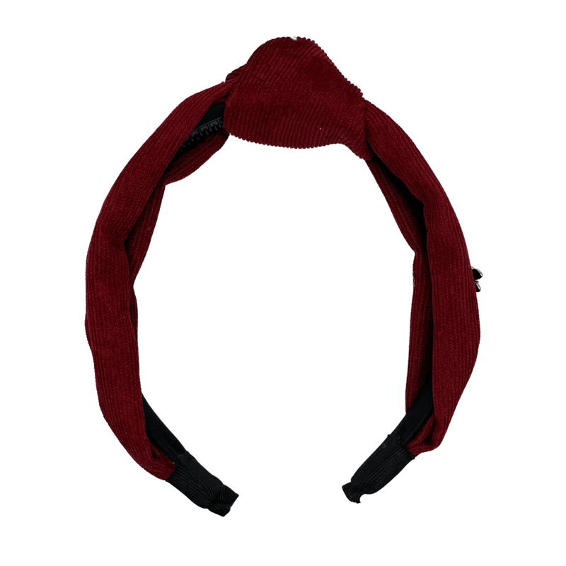 ARABELLE CORDUROY TOP KNOT HEADBAND 2032