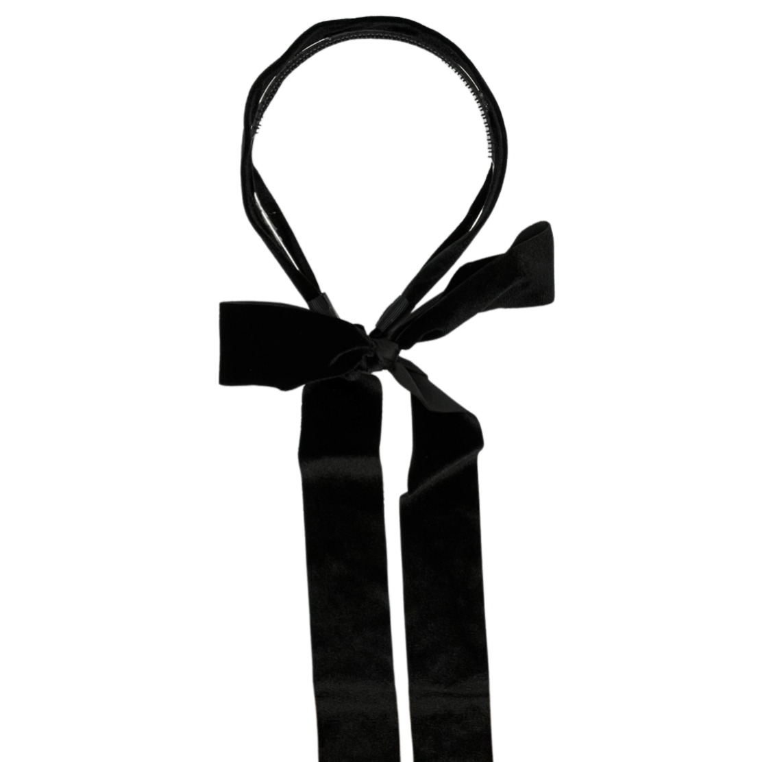 ARABELLE VELVET HEADBAND WITH SASH 2041