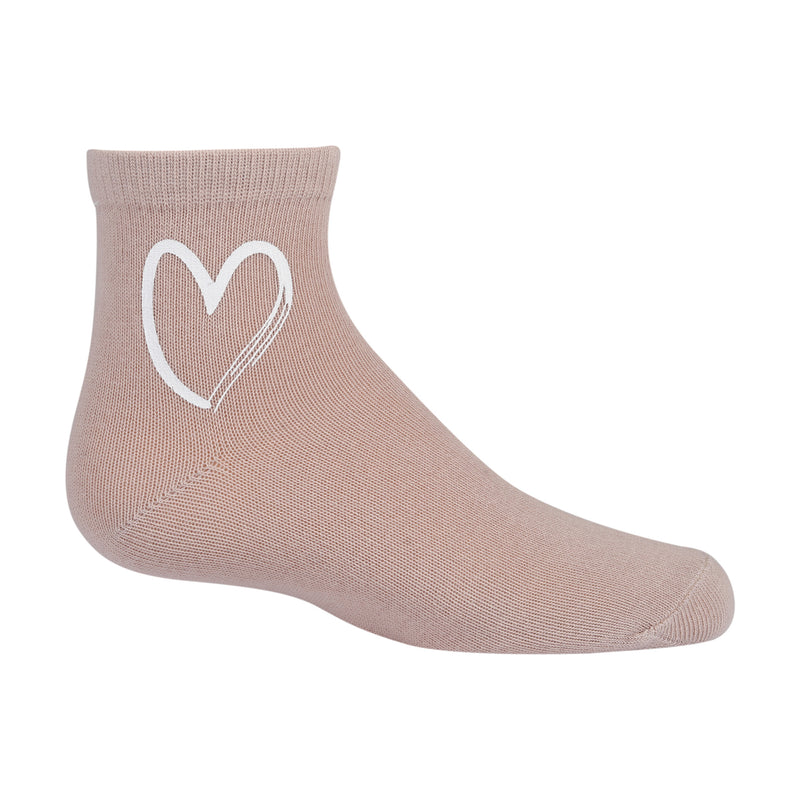 ZUBII PAINTED HEART ANKLE 253