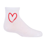 ZUBII PAINTED HEART ANKLE 253