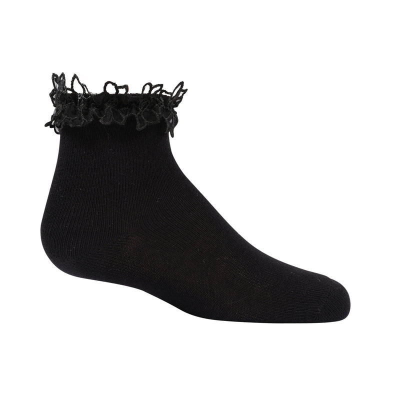 296 ZUBII SHEER FLOWER BORDER ANKLE