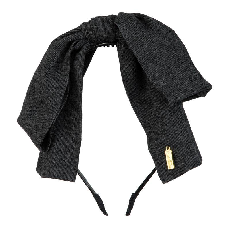 H1305B HEIRLOOMS HEATHER BOW HEADBAND