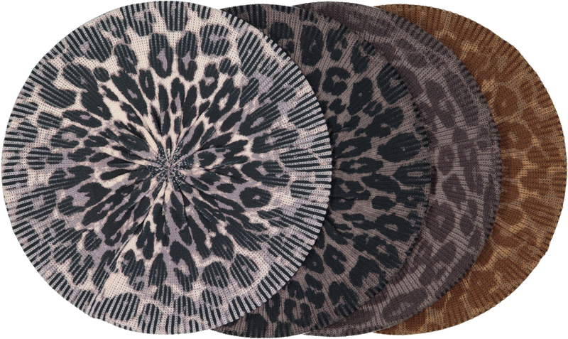 SSB33 REVAZ LEOPARD KNIT SNOOD