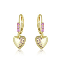 3EW4799 DLUX GP SRS CZ LEVER BACK EARRINGS
