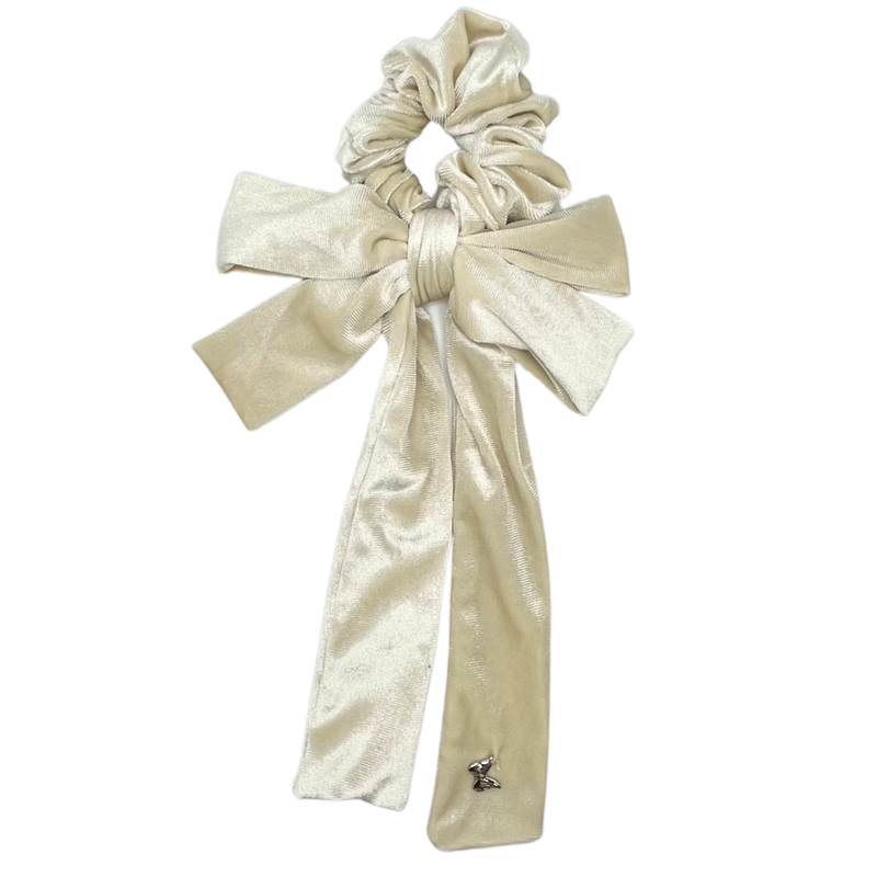 ARABELLE VELVET SCRUNCHIE WITH BOW 4022