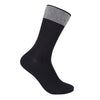 443 ZUBII STRIPED RIBBED BAND CREW SOCK