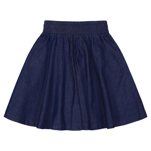 TEELA DENIM SINGLE STITCH SKIRT