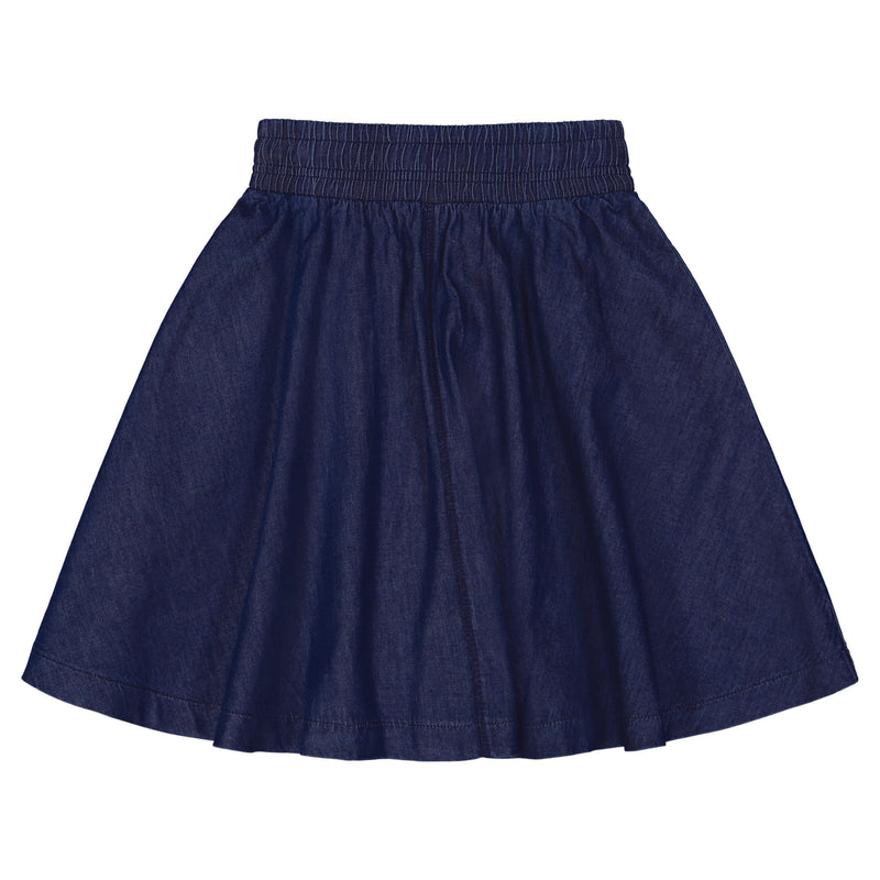 TEELA DENIM SINGLE STITCH SKIRT