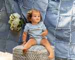 16-021 TEELA BABY FRINGE COLLAR ROMPER
