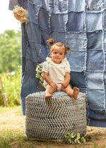 16-021 TEELA BABY FRINGE COLLAR ROMPER