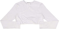 14916 KIKI RIKI 3/4 SLEEVE CROP SHELL