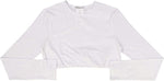 14916 KIKI RIKI 3/4 SLEEVE CROP SHELL